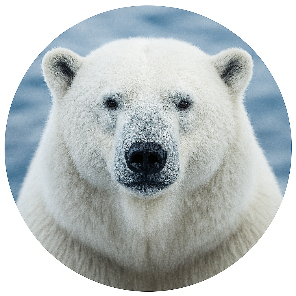 Eisbärportrait